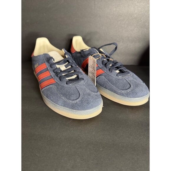 NEW Adidas Gazelle Indoor Sneaker Legend Ink Preloved Ruby White Men's US 12 - Picture 3 of 8